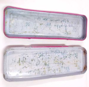 Princess metal Pencil Box