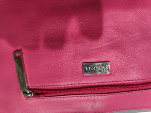 Satya Paul Two-Tone Chic Clutch