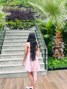 Elegant Pink mini Dress for Special Occasions