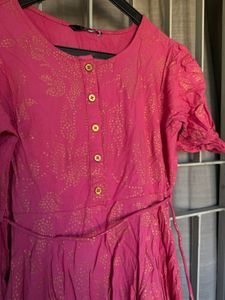 Beautiful Pink Ethnic Gown