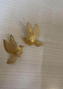 Golden Bird Earrings