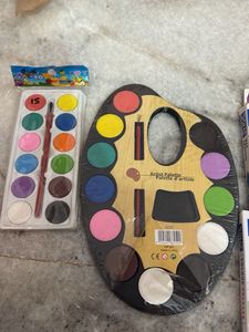 Art Supplies: Watercolor Palette & Paints