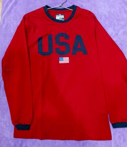 Red USA Graphic Tee