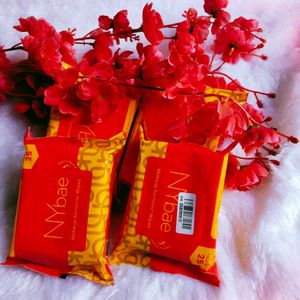 Nybae Makeup Remover Wipes pack of 4