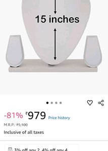 15inch necklace Display stand