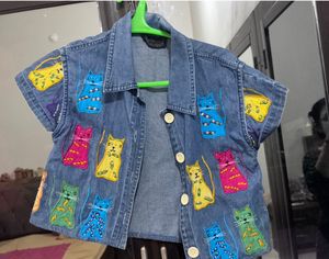 Pinteresty denim crop top