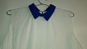 Chic White Sleeveless Tiered Top