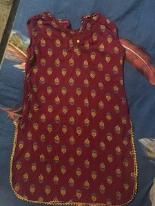 Maroon Printed sharara ✨🌷