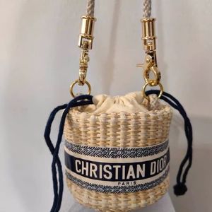 Dior VIP novelty Straw bag