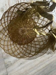 Two Diwali Gift - Basket Decorative Gold Wire