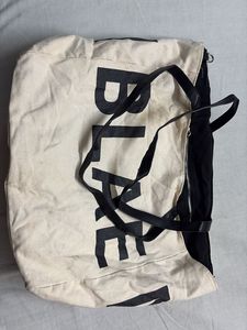 Canvas Tote Bag with Bold Print