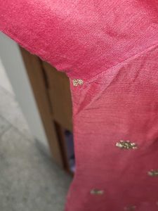 Festive Kurta Intact,embroidery And Lining.