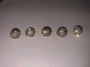 Rhinestone Brooch Set