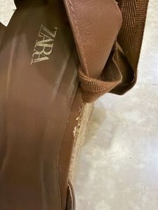 Espadrille Wedge Sandals with Tie-Up