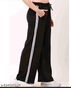 Comfortable Striped Track Pants