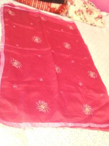 organza silk saree
