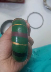 Boho Chic Wooden Bangle Bracelet
