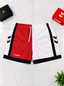 Hummel Red & White Split Shorts