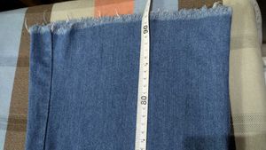 Flared Denim Jeans with white tie-dye Tshirt