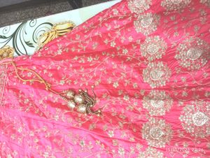 Stunning Pink Embroidered Lehenga
