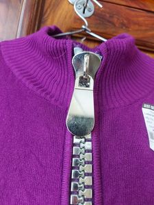 Purple Woolen Strechable New Shrug 💜