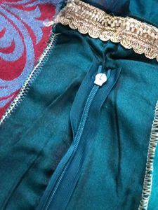 Emerald Green Ethnic Gown