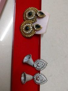 Elegant Jhumka Earrings Set