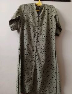 Elegant Green Printed Kurti ✨