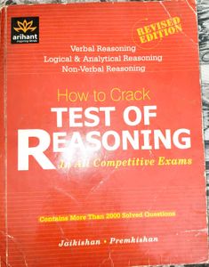 How to Crack Test of Reasoning Book USED