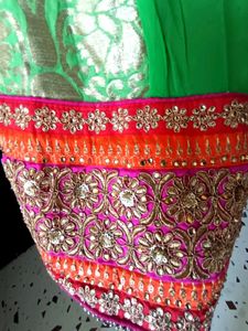 Beautiful Green Ethnic lehnga