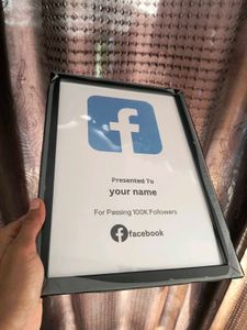 Facebook Customisable Frame Premium Quality