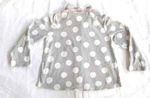 Polka Dot Grey pajama top 🩶