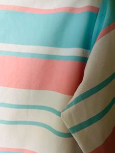 Striped Long Sleeve Crop Top