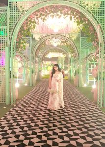 Floral Embroidered Gharara Suit