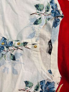Floral Print Casual Kurti