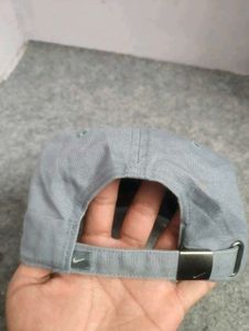 Nike Vintage Grey Baseball Cap with 'N' Logo