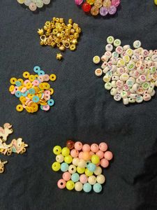 DIY Craft Beads and Charms Set