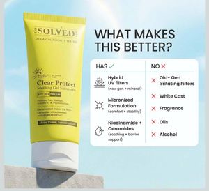 The SOLVED SKIN Clear Protect Sunscreen