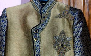Men Silk Blend Kurta Dhoti Pant Set...