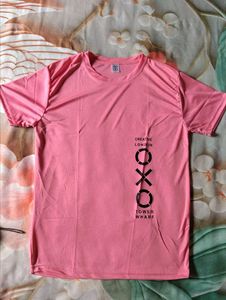 Men's Pink Graphic T-Shirt