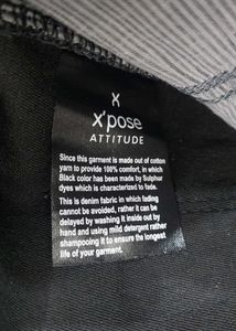 xpose Black Slim Fit Jeans