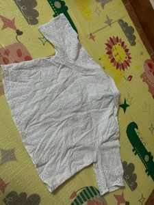 White Broderie Anglaise Shirt