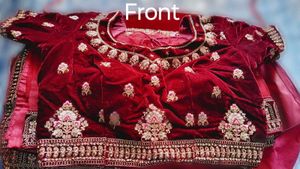 Red Maroon Bridal Engagement Wedding Lehenga Choli