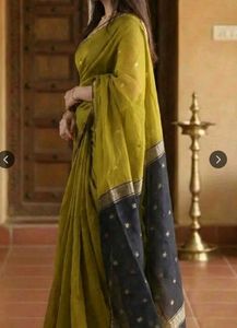 Maheshwari cotton saree with separate blouse