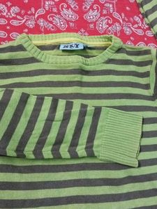 Striped Knit Sweater