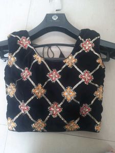 Designer Velvet Blouse