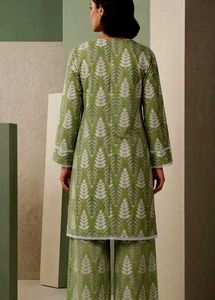 Beautiful green A  line kurta set/cord set
