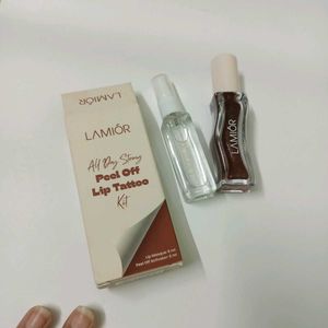 LAMIOR All Day Strong Peel Off Lip Tattoo Kit