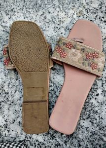 Embellished Floral Slides