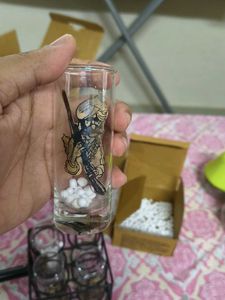 Decorative shots glass
